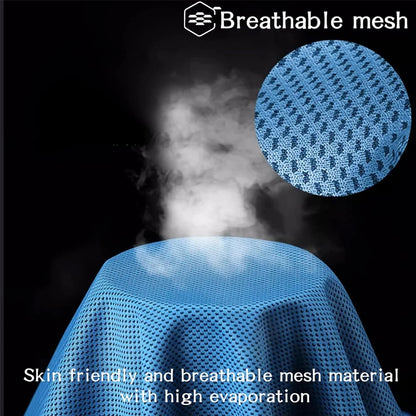 Magic Instant Chilly Towel for Neck Cooling Microfiber Soft Summer Gift for Men Dad Construction Worker