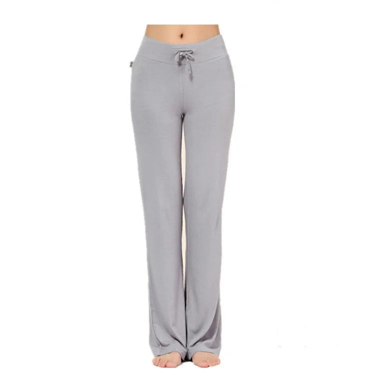2024 Flare Leggings Yoga Pants Women High Waist Wide Leg Pants Women Gym Fitness Sports Black Flared Pant Latin Dance Trousers