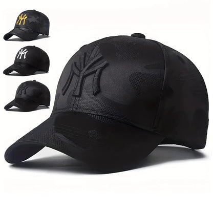 Embroidered Camo Baseball Cap – Adjustable Unisex Sports & Golf Hat