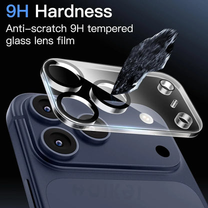 3 Pack For iPhone 17 Pro Max iPhone 17 Pro Camera Lens Protector Drop Protection Friendly 9H Transparent Tempered Cover Screen