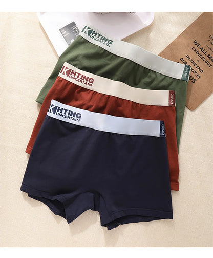 3PCS/Pack 100% Cotton Breathable Antibacterial Women's Panties Comfortable Soft Lingerie High Elastic Waistband Female Underwear