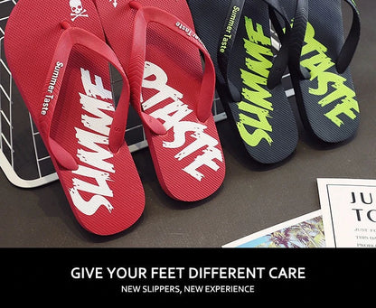 Men's Summer Lightning Thong Sandals Edgy Non-Slip Soft Sole Beach/Street Trendy Student Durable Outdoor Casual Flip-Flops Shoes
