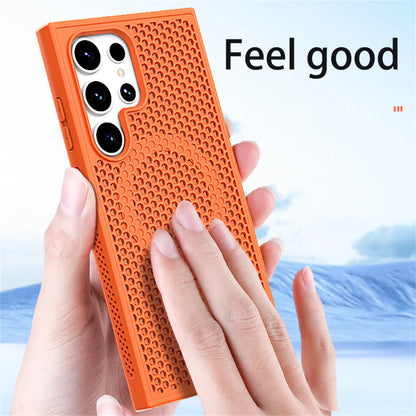 Magnetic For Magsafe Heat Dissipation Phone Case For Samsung S26 S25 S24 S23 Ultra S22 Plus FE Luxury Shockproof Protector Cover