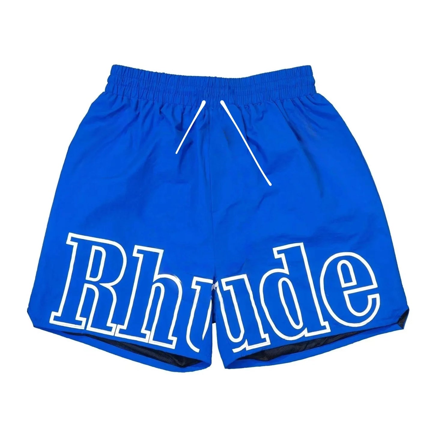 High Street Trend Rhude Casual Shorts Hip-hop Men Women Loose Breathable Quick Drying Mesh Sports Shorts