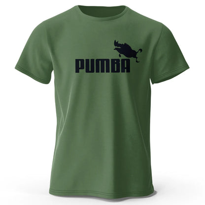 Men's Graphic T-Shirt - Pumba Print Cotton Tee | Breathable Short Sleeve Summer Top