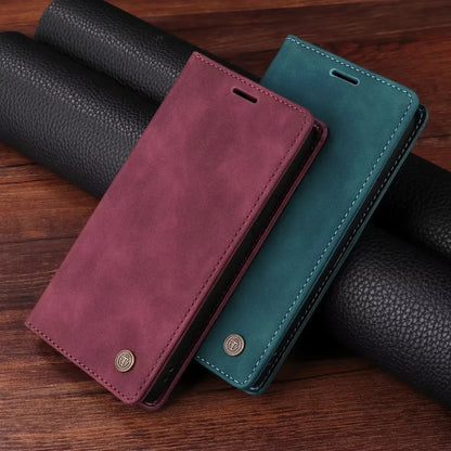 Ultrathin Leather Flip Case For Samsung Galaxy S26 S25 S24 S23 FE S22 Ultra S21 S20 Plus Note 20 5G Business Wallet Phone Cover