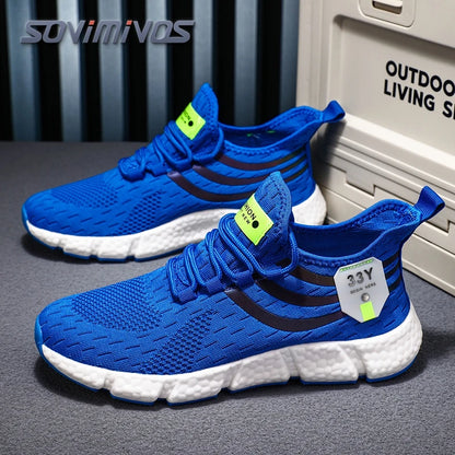 Men's Mesh Breathable Casual Shoes Non-Slip Stable Shock Absorption Lightweight Sneakers Couple Basket Homme 2020 la sportiva