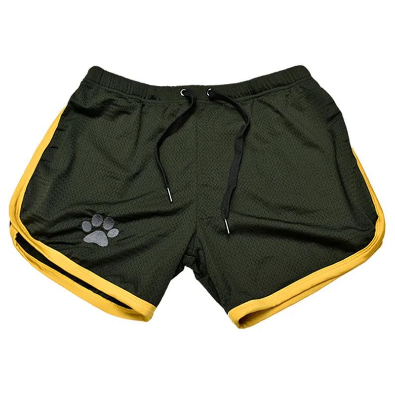 Men Gym Fitness Shorts Bodybuilding sports Jogging shorts Male 2022 Summer Cool Breathable Mesh The big size casual men Shorts