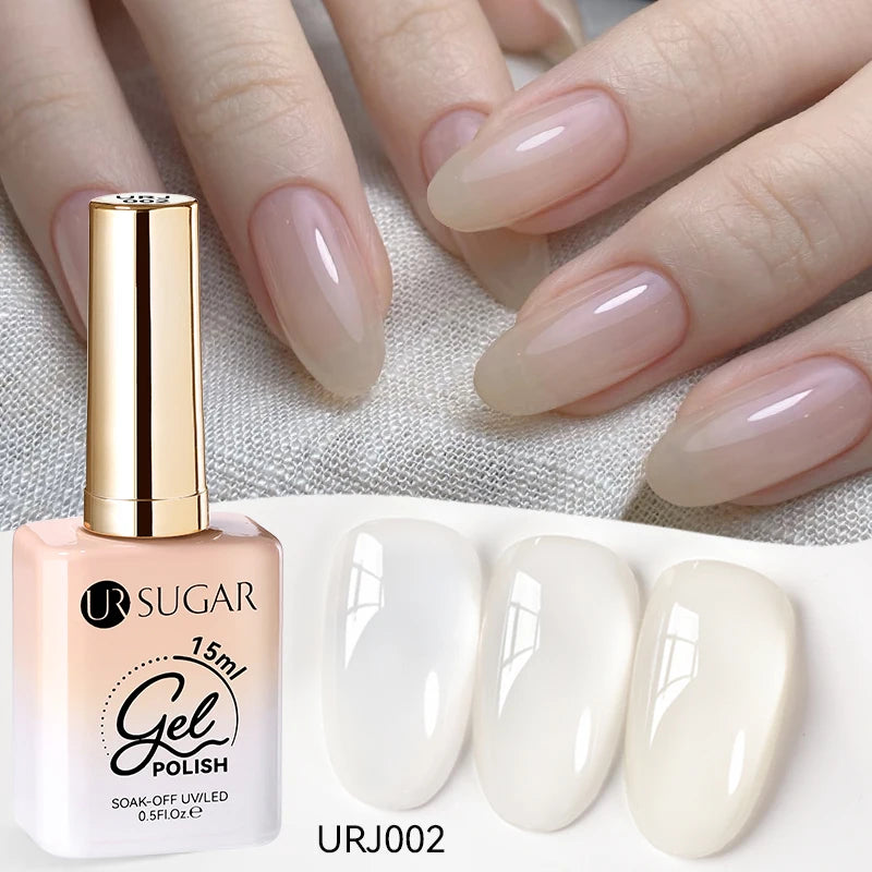 Jelly Gel Polish - Eco Friendly Semi Permanent UV LED Nail Polish for Salon Use