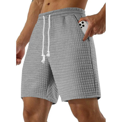 Men's Casual Shorts - Summer Lightweight Drawstring Baggy Fitness Pants