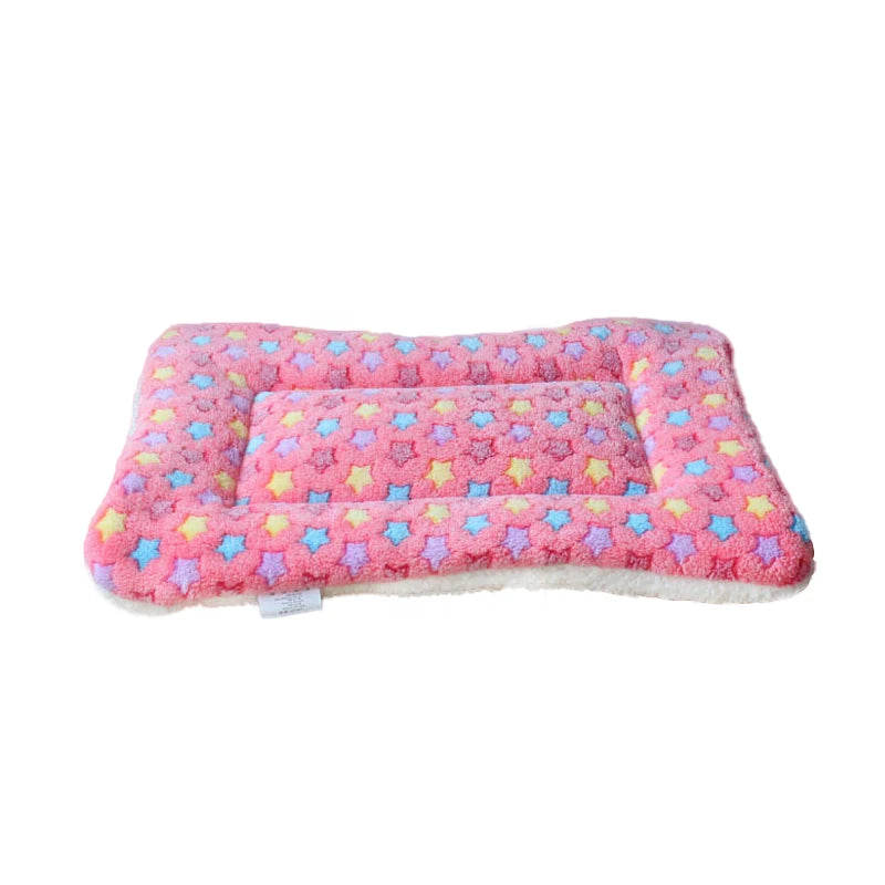 Flannel Pet Pad Dog Bed Thickened Sleeping Pad Dog Blanket Suitable for Chihuahua Labrador Puppy Kitten Small Large Dog Pet Rug