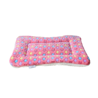 Flannel Pet Pad Dog Bed Thickened Sleeping Pad Dog Blanket Suitable for Chihuahua Labrador Puppy Kitten Small Large Dog Pet Rug