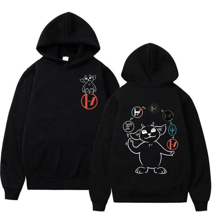 No. 21 Pilot Printed Men's Hoodie Printed Hip-Hop Retro Rock Sports Fashion Men's Sweater Autumn and Winter Adult New Tops