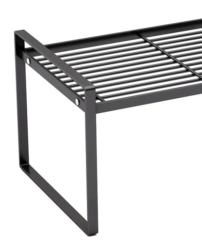 Kitchen Dish Rack - Stainless Steel Stackable Over Sink Shelf & Cutlery Holder