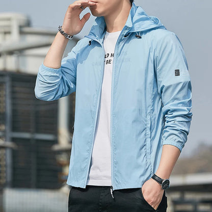 2025Summer Hooded Jacket Men Women Waterproof Sun Protection Clothing Fishing Hunting Clothes Quick Dry Skin Windbreaker