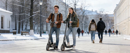 2026 New 8.5‘’ Electric Scooter Solid Tire 350W 19mph APP Smart Control 4 Speed Modes Foldable E-Scooter 16miles Max Range for Campus Commuting