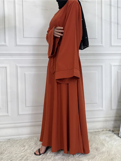 Modest Abaya Dress Ramadan Kaftan For Women | Elegant Muslim Maxi Robe