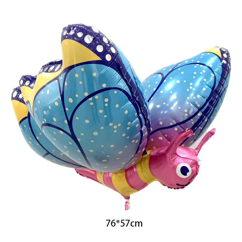 Large Butterfly Foil Balloon - Helium Birthday Party Decoration Baby Shower Photo Prop