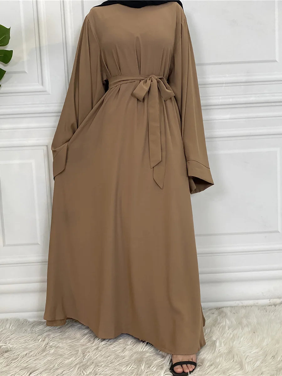 Modest Abaya Dress Ramadan Kaftan For Women | Elegant Muslim Maxi Robe
