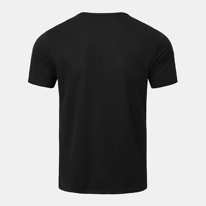 Men's Quick-Dry Sports Shirt – Multicolor Summer Running Badminton Tee with Reflective Strip