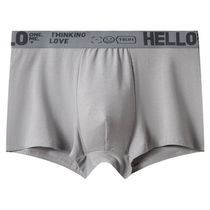 1/5pcs Men's Underwear, Breathable Comfy Quick Drying Stretchy Boxer Trunks, Sexy Underpants, Men's Trendy Boxer Panties