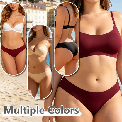 7Pcs Cotton Breathable Panties Women Comfortable Underwear Seamless Low Waist Underpants Fashion Girls Solid Color Sexy Lingerie