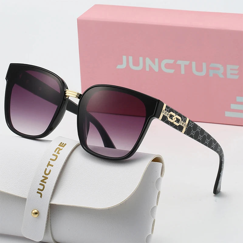 Cat Eye Sunglasses Women Vintage Big Frame Fashion Sun Glasses With Gradient Lens