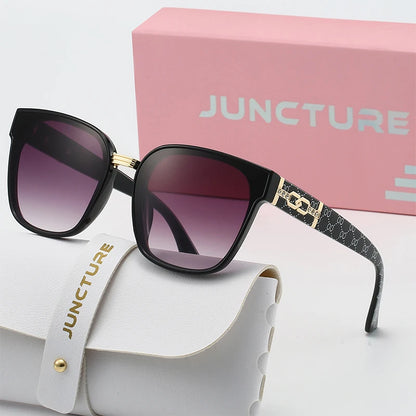 Cat Eye Sunglasses Women Vintage Big Frame Fashion Sun Glasses With Gradient Lens