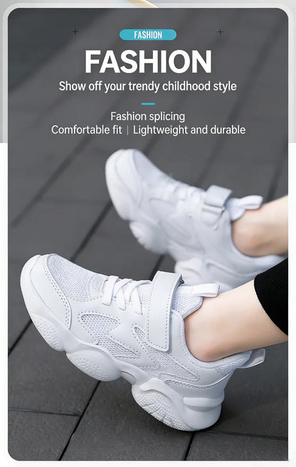 Summer Breathable Kids Sneakers Lightweight Running Shoes for Boys Girls Non-slip Children Tennis Casual Walking Footwear