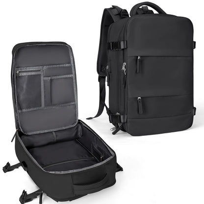 Waterproof Travel Backpack for Men - Airline Approved Anti-Theft Laptop  Hiking Bag