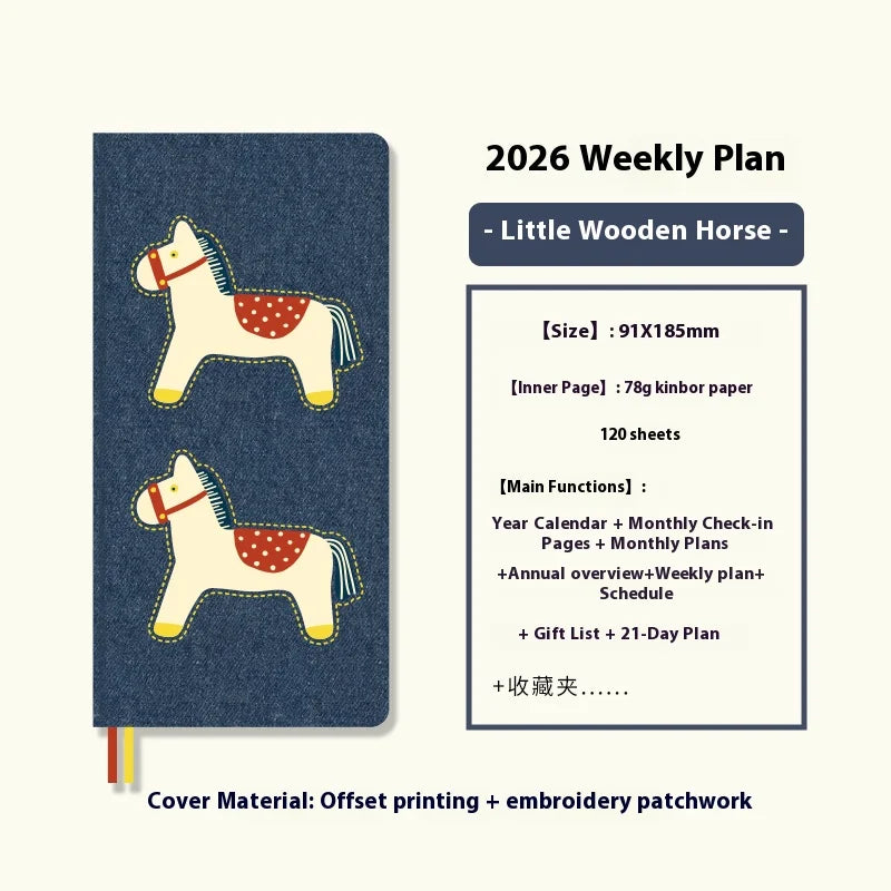 2026 Weekly Planner - Pocket Size Notebook | Week Plan Notepad & Daily Writing Book