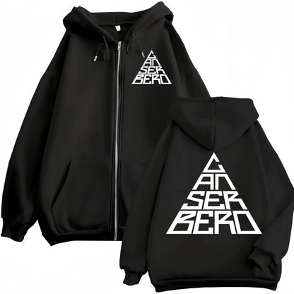 Canserbero All We Need Is Love Muerte Vida Merch Zipper Hoodie Men's Fashion Hip Hop Zip Up Sweatshirts Casual Fleece Pullovers