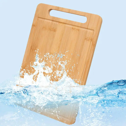 Bamboo Cutting Board – Double Sided Kitchen Cutting Board | Thick Durable Wood Chopping Block