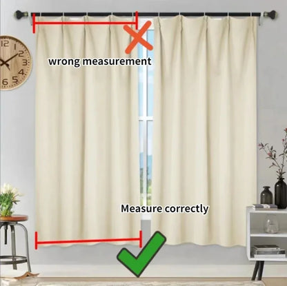 Beige Curtain Semi Light Blocking | Thin Soft Screens Pleated Window Curtain