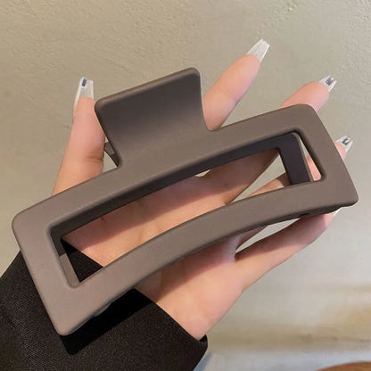 5 Inche Extra Large Claw Clips for Thick Hair and Long Hair, 4 Pack Xl Jumbo Claw clips, Oversized Matte Non-slip Rectangle Hai