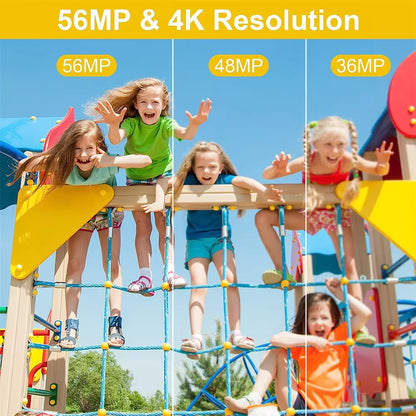 Kids Digital Camera - 4K UHD Camcorder With 20X Digital Zoom & Face Detect