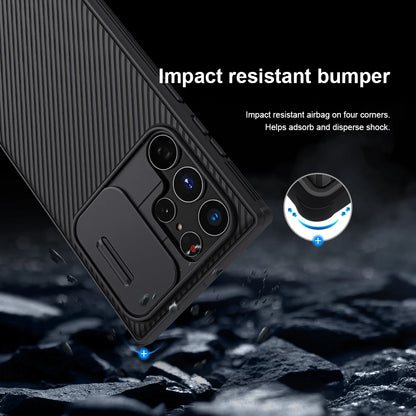 for Samsung Galaxy S26 S25 S24 S23 S22 Ultra Edge Case Nillkin CamShield Slide Camera Cover for S24 FE S23 Plus Lens Cases