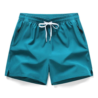 New Men's Sports Casual 3/4 Shorts With Ice Silk Lightweight Sweat-absorbing Outdoor Quick Drying Running Fitness Loose Pants