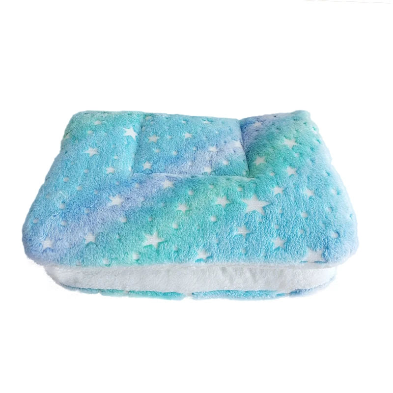 Flannel Pet Pad Dog Bed Thickened Sleeping Pad Dog Blanket Suitable for Chihuahua Labrador Puppy Kitten Small Large Dog Pet Rug