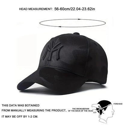 Embroidered Camo Baseball Cap – Adjustable Unisex Sports & Golf Hat