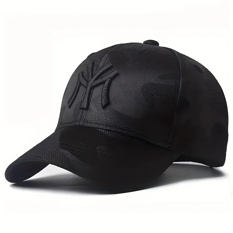 Embroidered Camo Baseball Cap – Adjustable Unisex Sports & Golf Hat