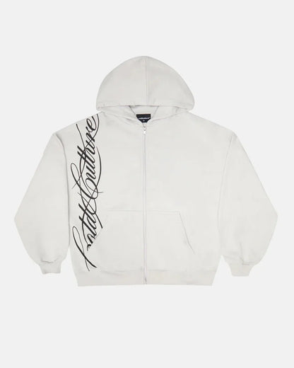 Y2K harajuku Gothic Letter Print Retro Fashion Men And Women Hoodie Hip-Hop Punk Style Black Oversized Zipper Sweatshirts