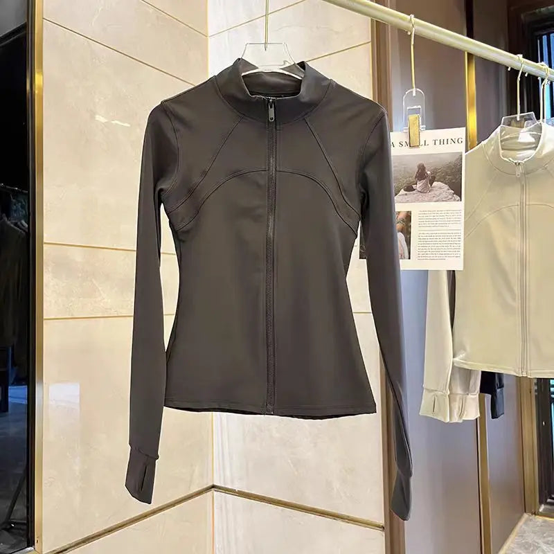 Women's Sports Jacket – Lightweight Running Jacket | Breathable Gym Workout Coat
