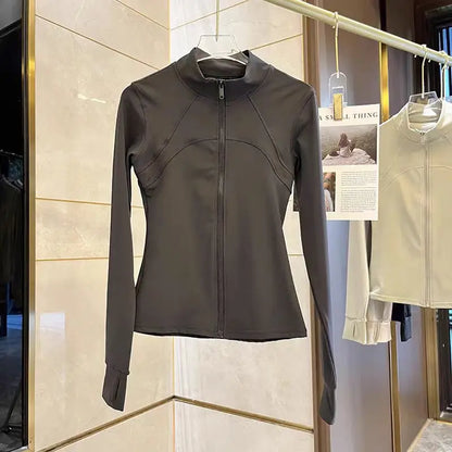 Women's Sports Jacket – Lightweight Running Jacket | Breathable Gym Workout Coat