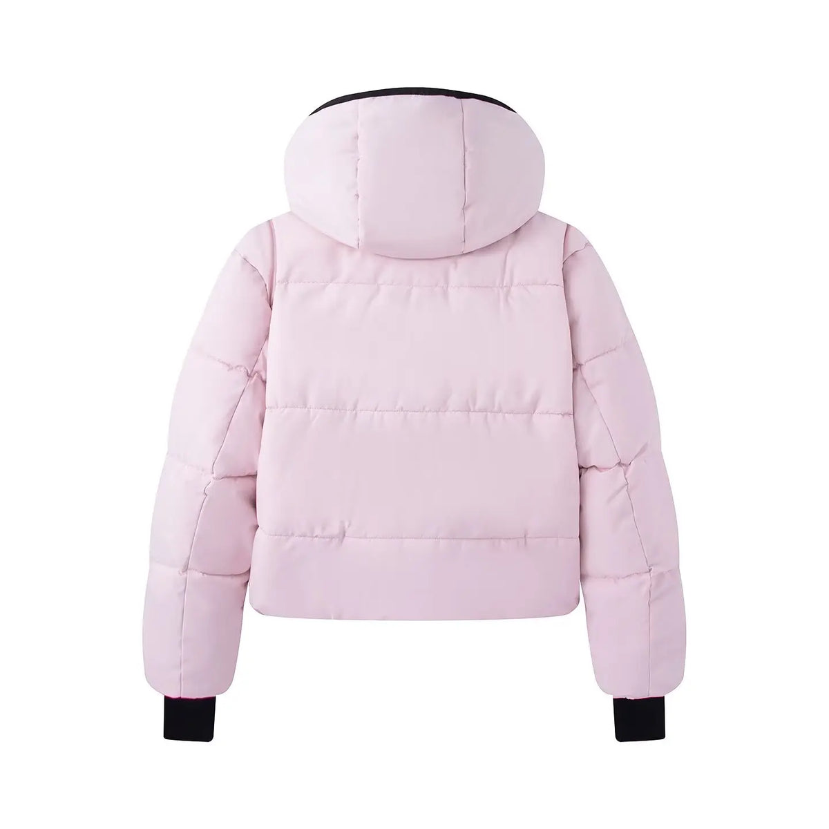 HH Women Fashion Pocket Long Sleeve Zipper Hooded Skiing Cotton-padded Drawstring Jacket+High Waist Casual Winter 2026 Pant Set