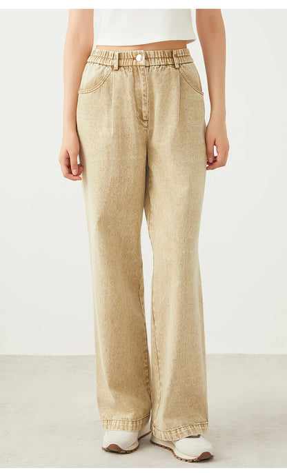 K2213W Luxury brand Clothing for Women ladies 100% Cotton long trousers denim jeans pants