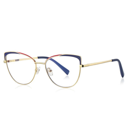 Photochromic Prescription Glasses Women Cat Eye Butterfly Frame Progressive Eyewear