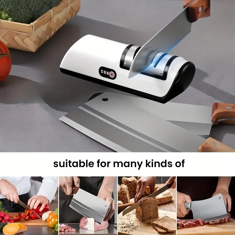 Electric Knife Sharpener – Automatic Multifunctional Kitchen Sharpener