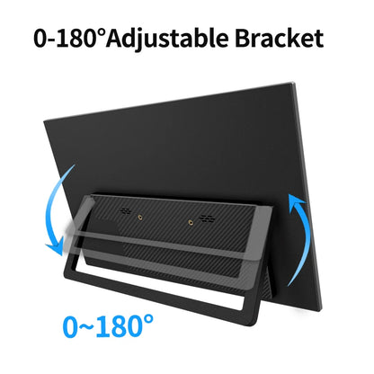 Portable Gaming Monitor 14.1 Inch IPS Screen Extended Display with Dual Speakers
