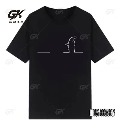 Summer T Shirts for Men Balum La Linea Funny Graphic Tshirt Cotton Comfortable Premium Camisetas Unisex Streetwear Fashion